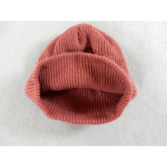 Oakley Beanie Hat Maroon Ribbed Cap Logo Winter Warm Ski Snowboard Skate - Picture 3 of 7